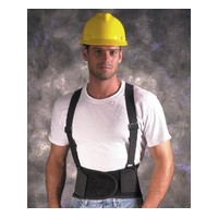 Valeo Inc VP4690SM Valeo VEL Small Industrial Back Support With Detachable Suspenders
